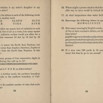 Mental Cocktails, 1933. Test #6, Page 2.