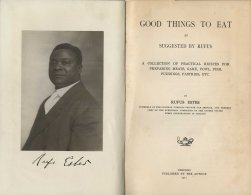 Good Things to Eat, 1911. Title page and photograph.